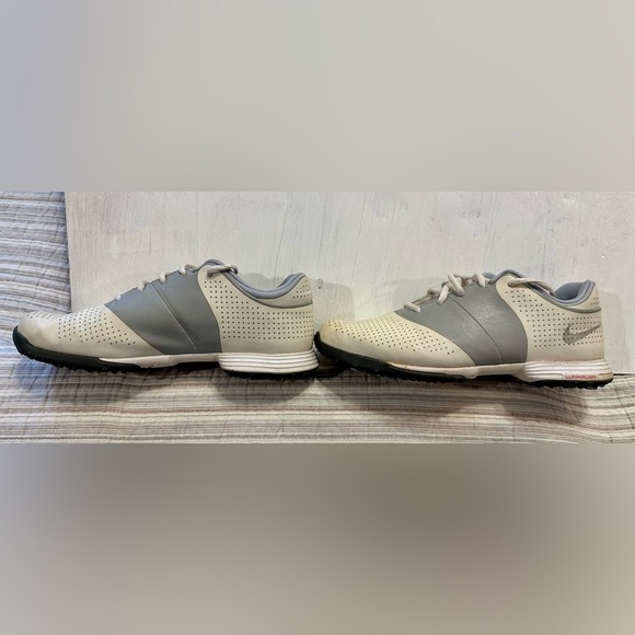 Nike Lunar Control Women’s Golf Shoes Size 6.5 | White & Gray | Spiked - Picture 7 of 9
